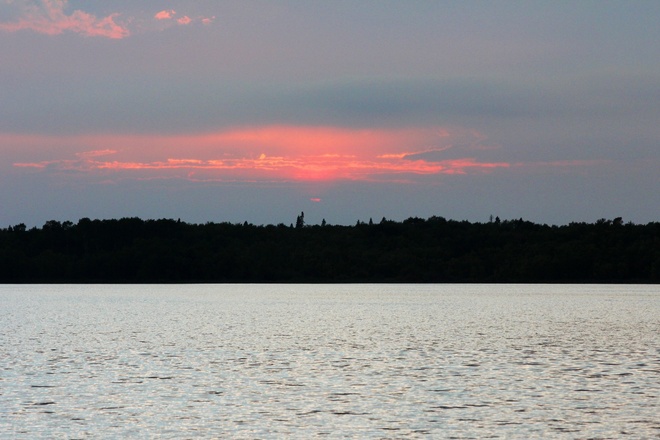 Sunset after the storm Pinawa, Manitoba Canada