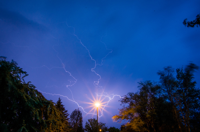 Lightning Show Prince George, British Columbia Canada