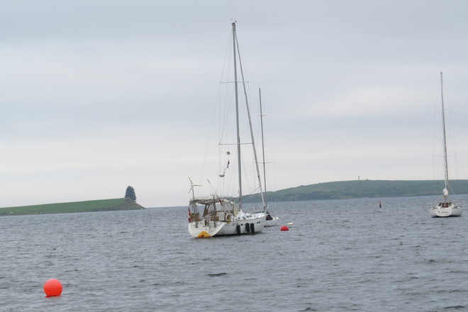 Sailboat Windturbine Chester, Nova Scotia Canada