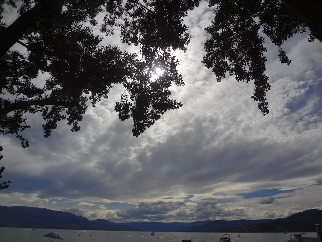 Okanagan Lake at Kelowna BC Kelowna, British Columbia Canada