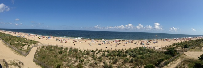 Panorama of the Ocean Ocean City, Maryland United States