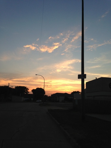 Sunset Winnipeg, Manitoba Canada