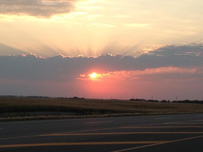 Sunset Springside, Saskatchewan Canada