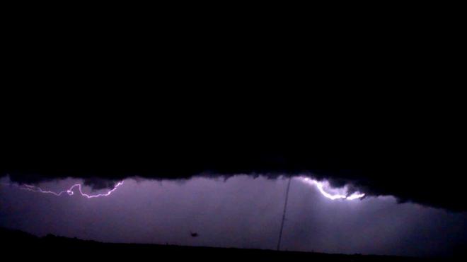 Lightning Strikes! Ponoka, Alberta Canada