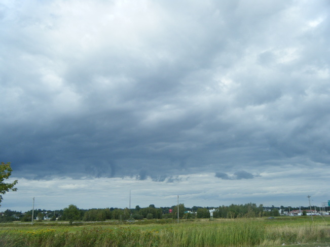 dark clouds Moncton, New Brunswick Canada