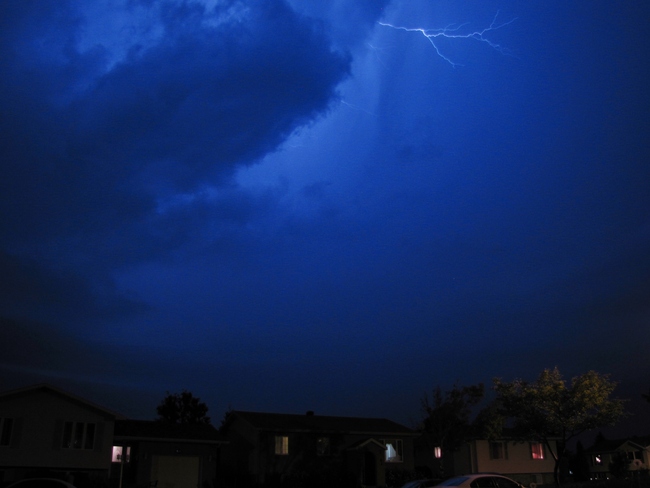 Tonights Beautiful Lightning Show Cornwall, Ontario Canada