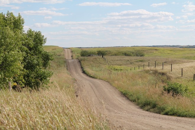 Road that time forgot Dundurn, Saskatchewan Canada