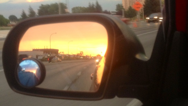 Sunset on Portage Winnipeg, Manitoba Canada