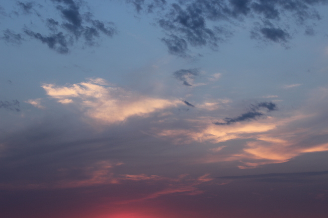 Evening Clouds Dalmeny, Saskatchewan Canada