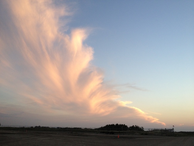 pretty clouds Midale, Saskatchewan Canada