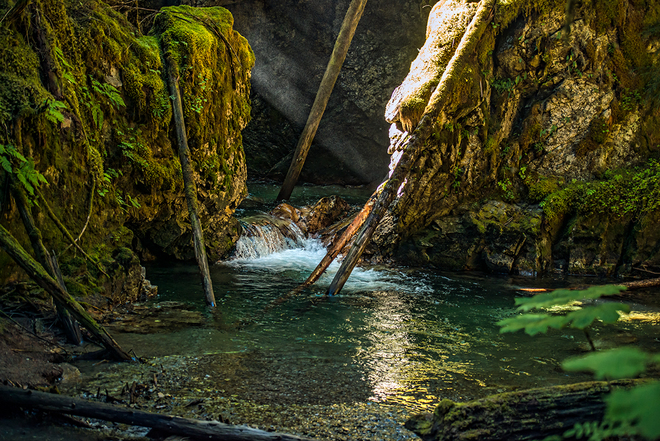 Cedar Falls mystical Sicamous, British Columbia Canada