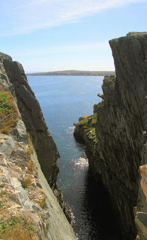 Very deep gorge. Bay Roberts, Newfoundland and Labrador Canada