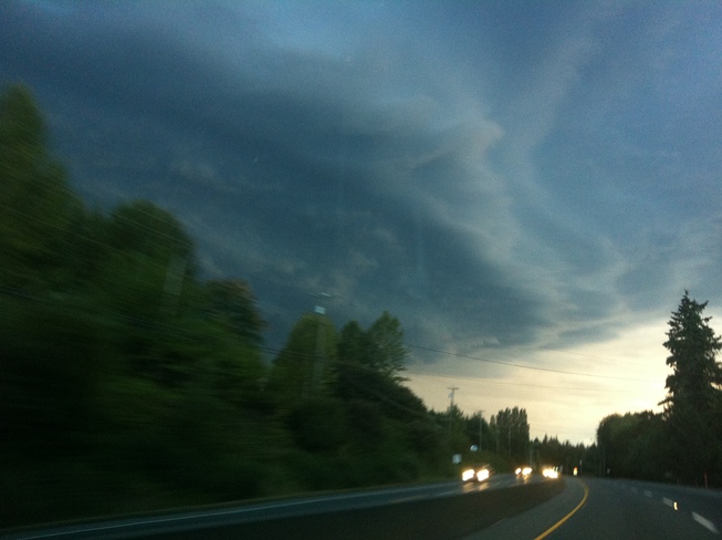 Storm on way to Errington Errington, British Columbia Canada
