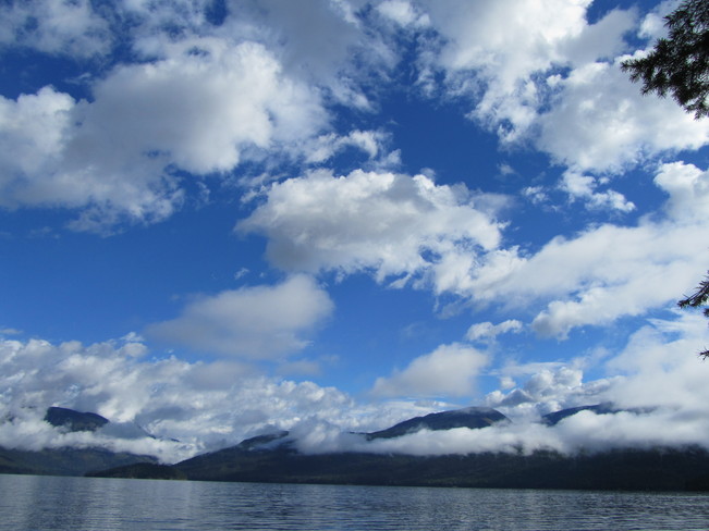 Parting clouds Cherryville, British Columbia Canada