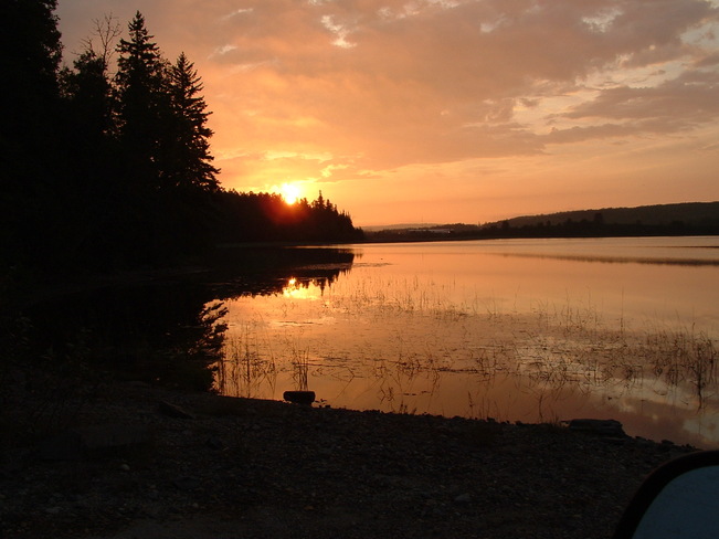 sunset Manitouwadge, Ontario Canada