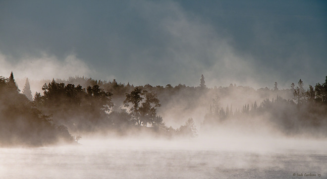 Foggy Monday Lac du Bonnet, Manitoba Canada