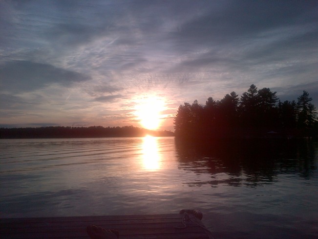 sunset Jack Lake, Ontario Canada