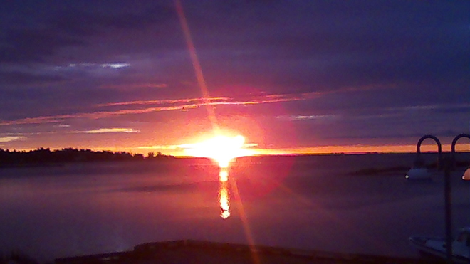 6:30 AM sunrise Bouctouche, New Brunswick Canada