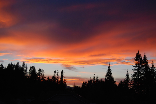 Sunset Courtenay, British Columbia Canada