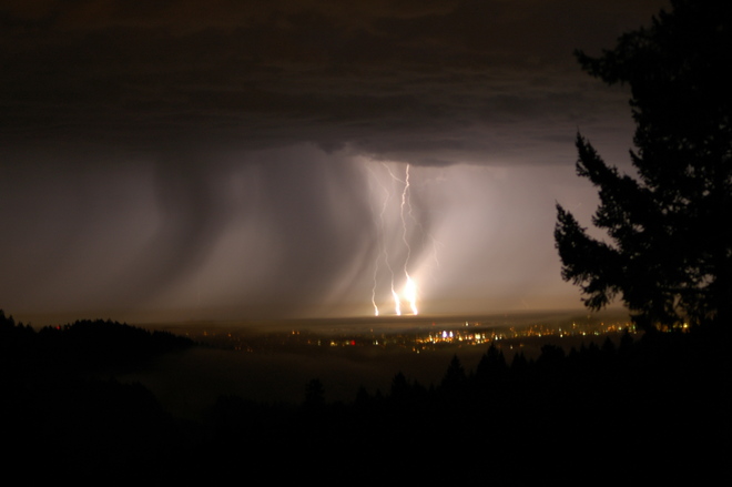 Lightning Show Victoria, British Columbia Canada