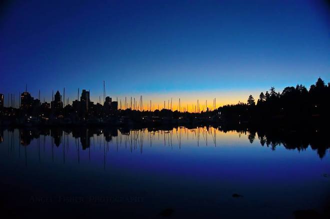 Sunset at Stanley Park Vancouver, British Columbia Canada
