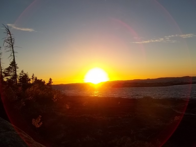 Sunset Birchy Bay, Newfoundland and Labrador Canada