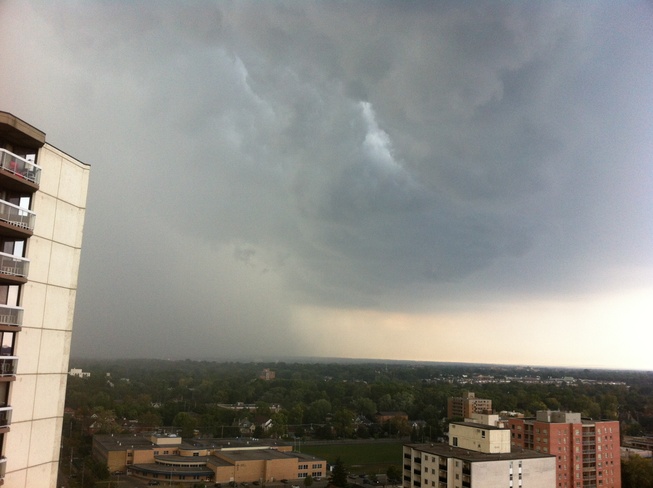 bad storm rollin in London, Ontario Canada