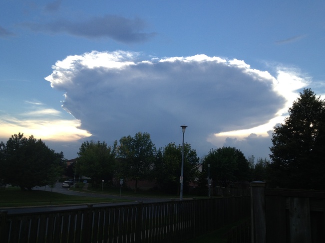 storm cloud Woodstock, Ontario Canada