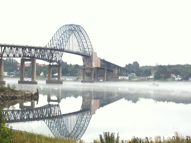 Miramichi River Fog Douglastown, New Brunswick Canada