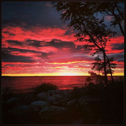 balm beach sunset Midland, Ontario Canada