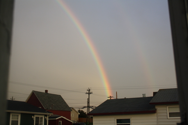 rainbow Grand Bank, Newfoundland and Labrador Canada