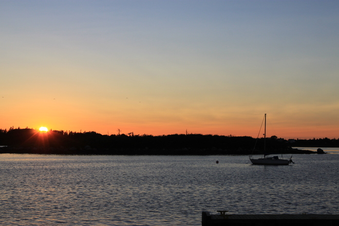 Harbour Sunset Yarmouth, Nova Scotia Canada