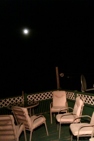 Moon over Victoria, NL Victoria, Newfoundland and Labrador Canada