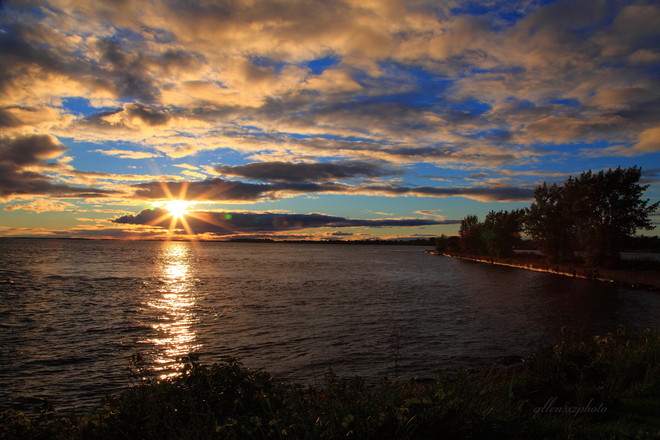 sunset Lachine, Quebec Canada