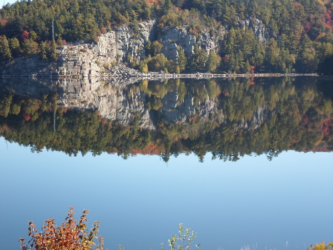 Stunning Reflections of Lake Horne Elliot Lake, Ontario Canada