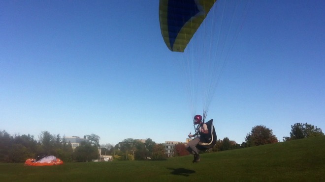 paragliding training Ottawa, Ontario Canada