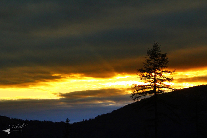 Splendid Sunset Cranbrook, British Columbia Canada
