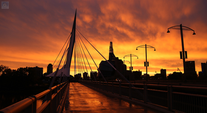 Provencher Bridge Winnipeg, Manitoba Canada