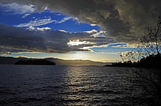 Calm between storms Garden Bay, British Columbia Canada