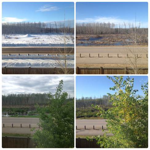 Four seasons Fort McMurray, Alberta Canada
