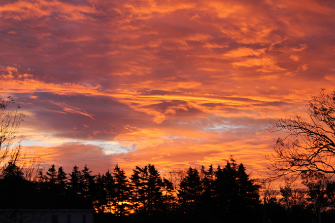 sun rise Yarmouth, Nova Scotia Canada