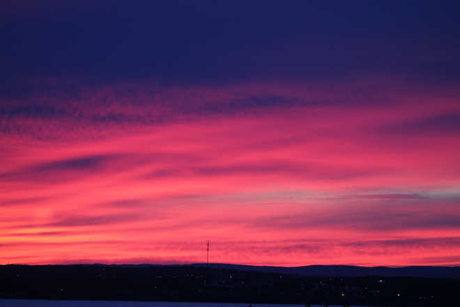 sunset Sydney, Nova Scotia Canada