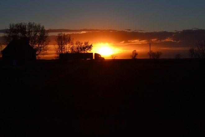 Prairie Sunset Regina, Saskatchewan Canada