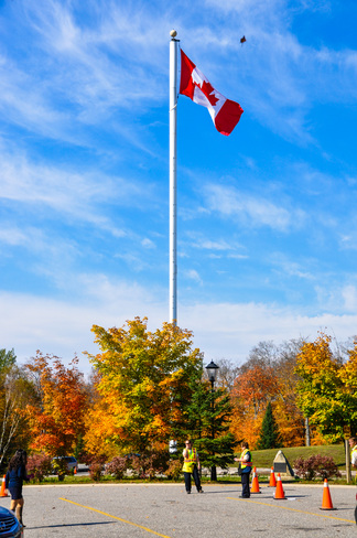 Candian Flag Algonquin, Ontario Canada