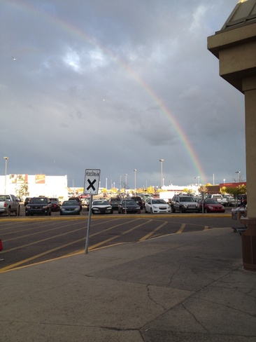 Rainbow In September Regina, Saskatchewan Canada