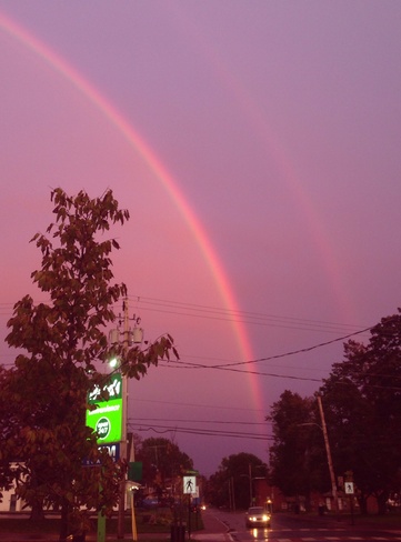 Double Rainbows Amherst, Nova Scotia Canada