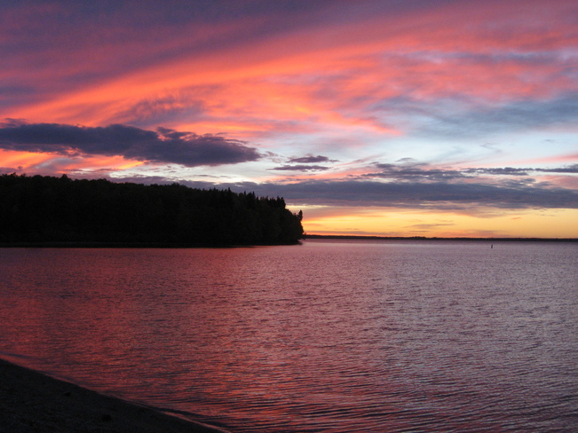 Sunset on Clear Lake Wasagaming, Manitoba Canada