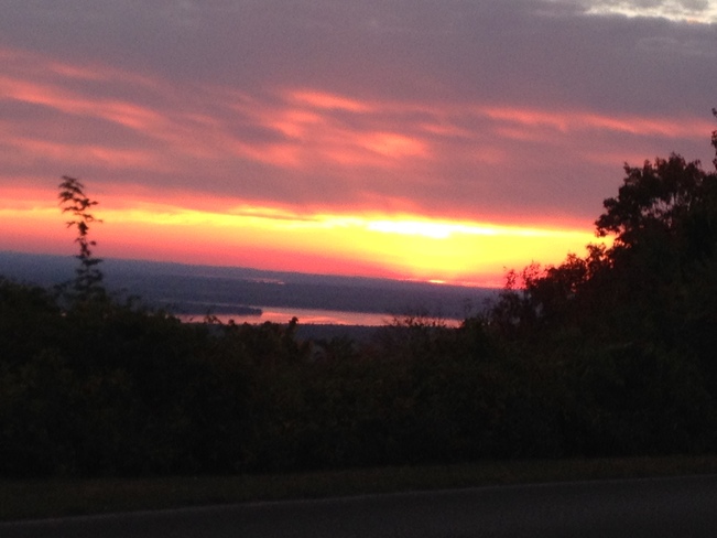 sunset Gatineau, Quebec Canada