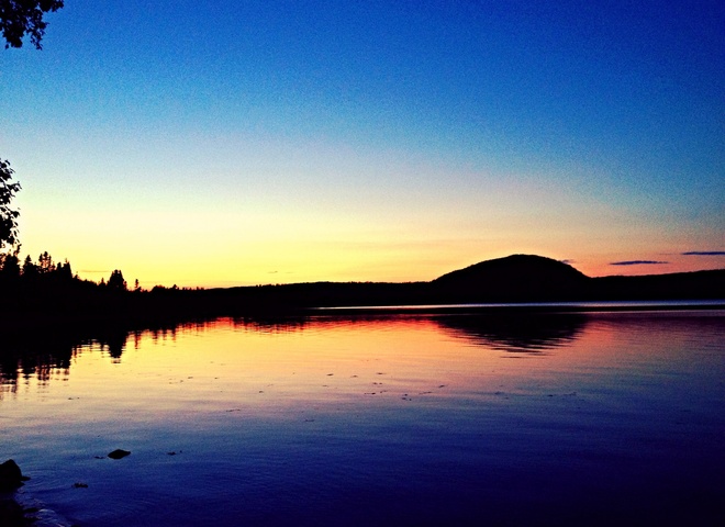 beauty sunset Terra Nova, Newfoundland and Labrador Canada
