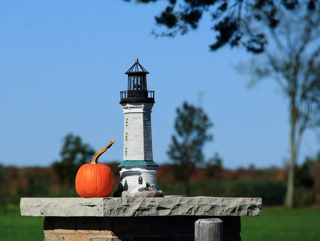 Lighthouse Pumpkin Silver Lake, Ontario Canada